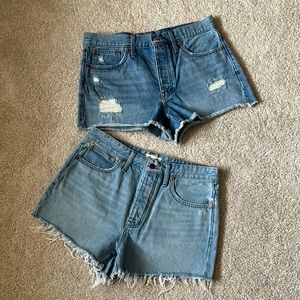 Madewell relaxed denim shorts